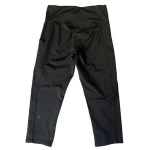 Champion Women Activewear Pants M Black Yoga Legging 19" Inseam